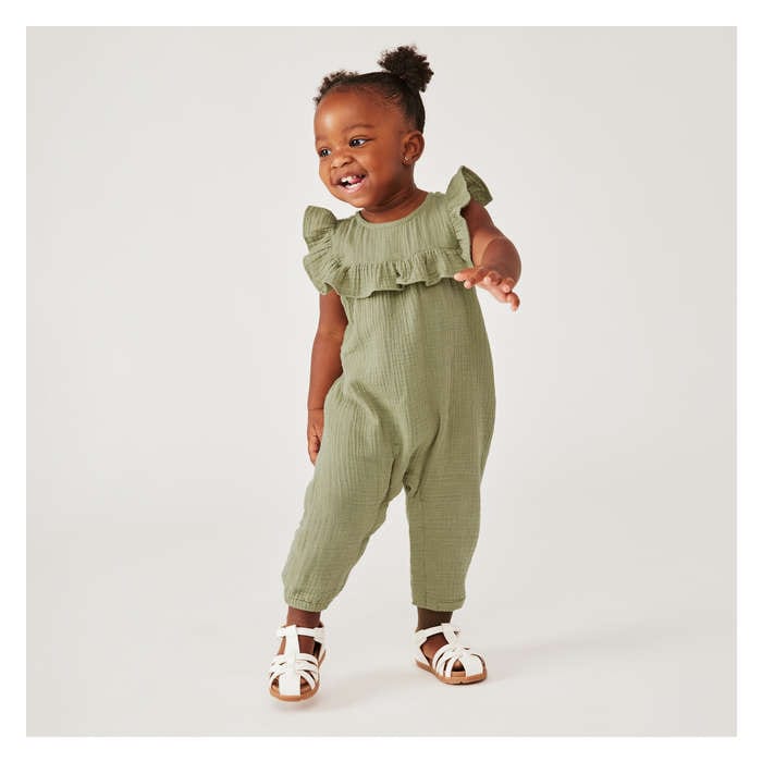 Baby Girls' Gauze Romper